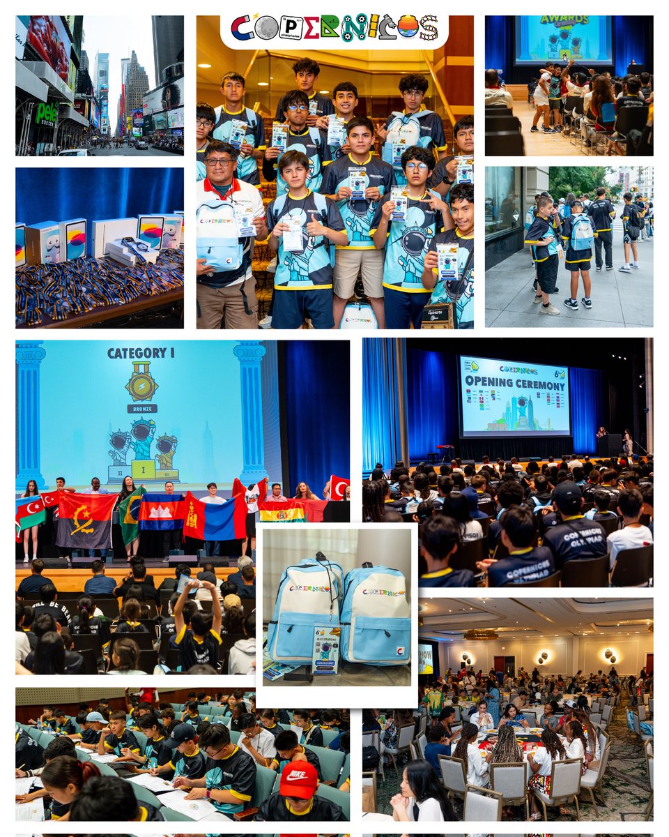 CopernicusOlym's tweet image. From cultural pride 🌍 to math challenges 🧮 to unforgettable moments 🏅 — this is what true competition looks like! 🗽
#MathTok #CopernicusOlympiad #MathOlympiad #GlobalRound2025 #NYCVibes #STEMTok #AcademicJourney #FutureLeaders