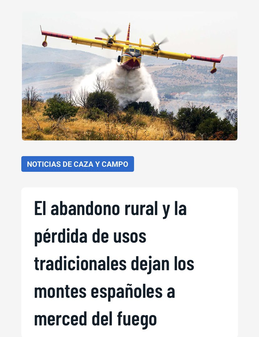 🔴 #INCENDIOS | El abandono rural y la pérdida de usos tradicionales dejan los montes españoles a merced del fuego | •Link: 👉 cazaflix.com/abandono-rural…