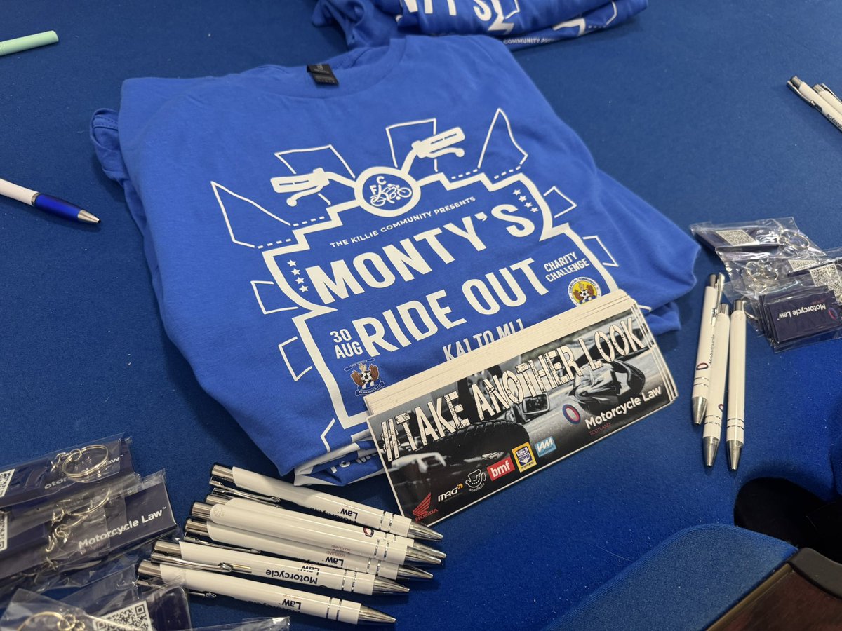 🏍️ Following our Information Night, we are delighted to announce over 30 bikers will take part in Monty’s Ride Out for The <a href="/KillieCommunity/">The Killie Community</a> and <a href="/Brakecharity/">Brake, the road safety charity</a>, this Saturday.

Last chance to register: kilmarnockfc.co.uk/news/montys-ri…