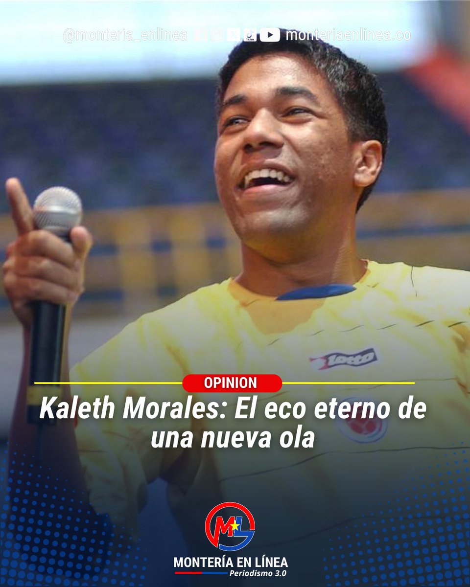 🚩 #Opinión || Kaleth Morales: El eco eterno de una nueva ola

Por Roberto Herrera
Columnista, Montería en Línea

facebook.com/share/p/1B9Tnx…