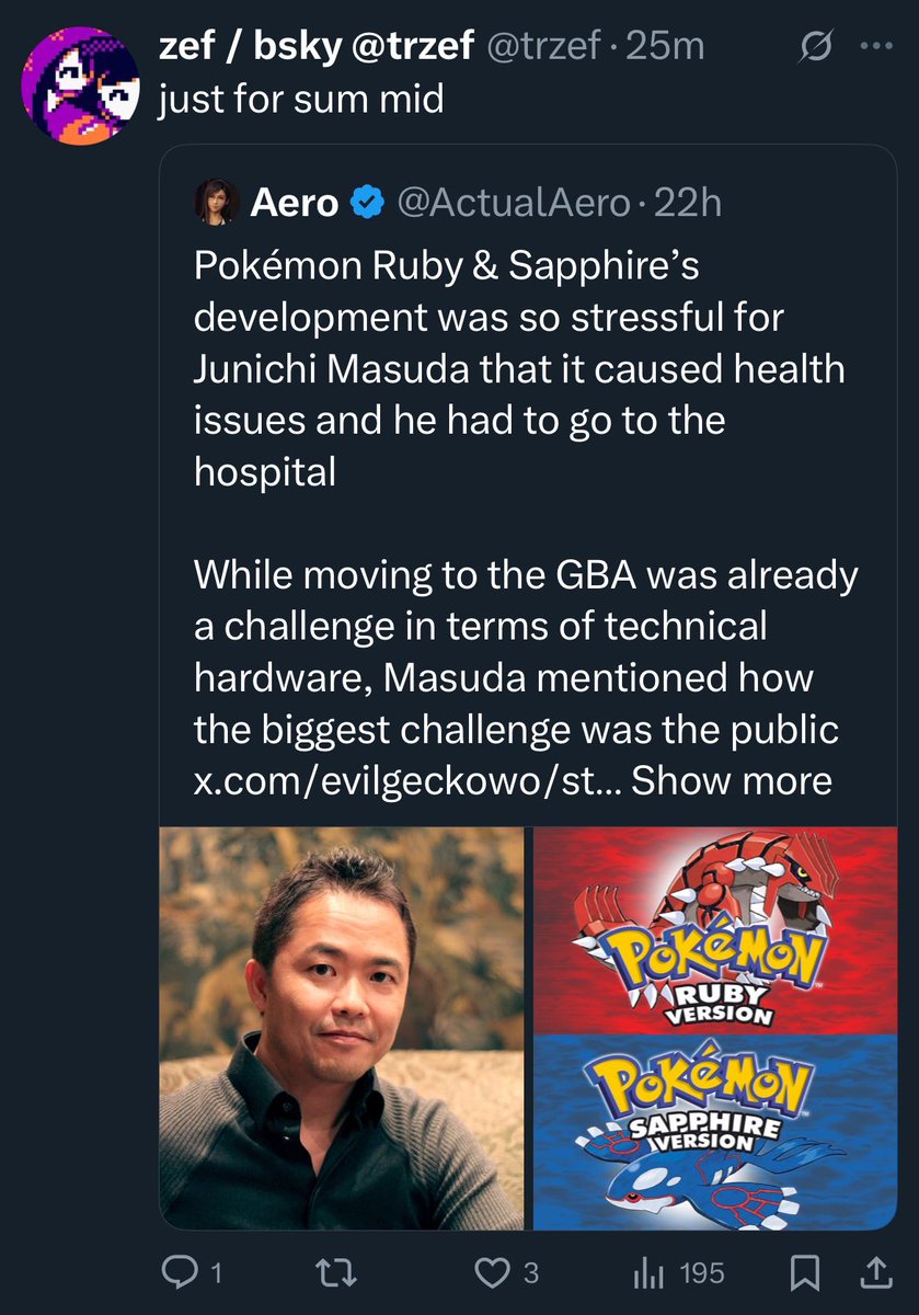 Talking about Pokemon on this app is so funny cause you can say literally anything and you’ll always get both kinds of replies 😭