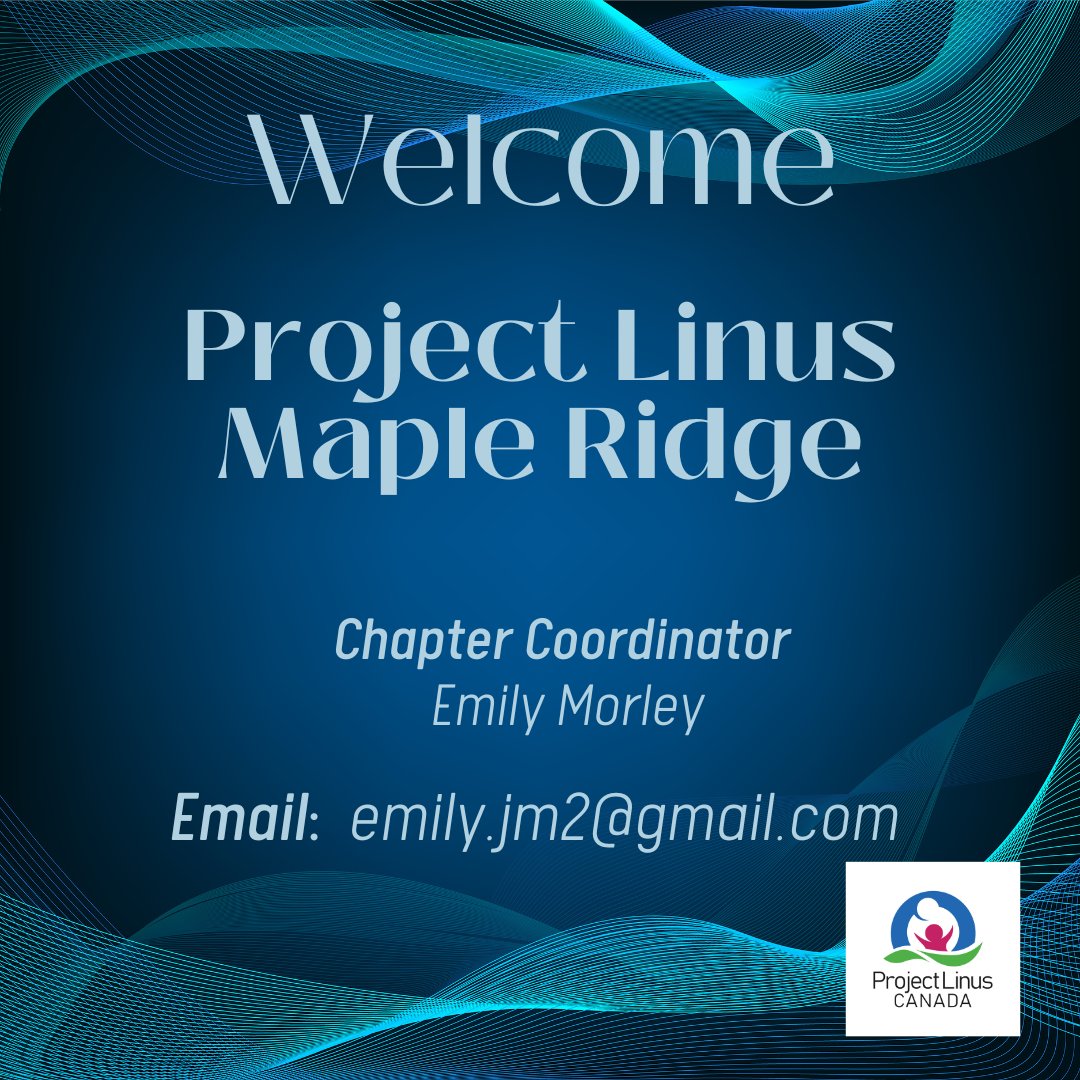 ProjectLinusCA's tweet image. Welcome to the team Project Linus Maple Ridge!  We look forward to having another chapter in BC.  All the best with your blanket making to comfort children who need a &quot;hug&quot;. 
#ProjectLinusCanada #ProjectLinusMapleRidge #BritishColumbia #ChairtyBlankets