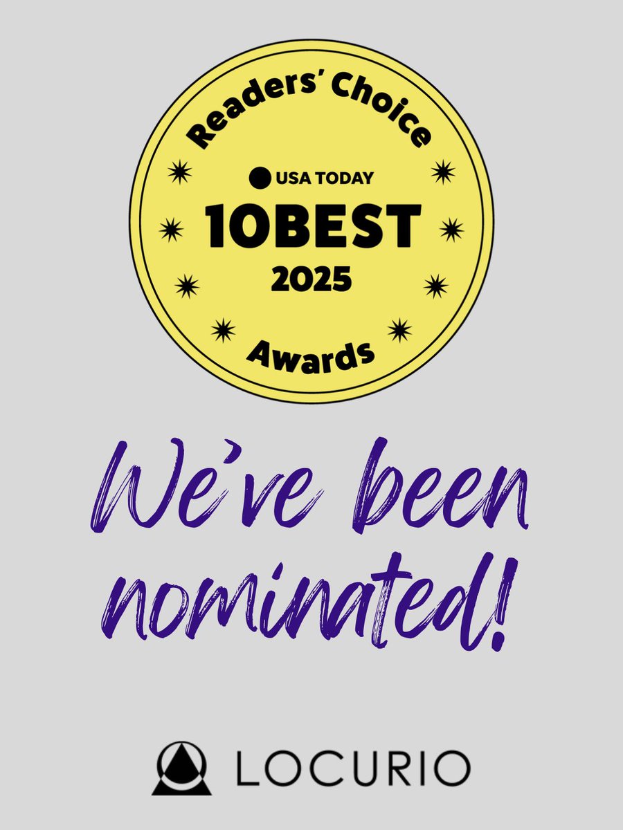 locurio's tweet photo. We’ve been nominated for USA Today’s Top 10 Escape Room Companies!

It’s a huge honor to be nominated (for the third time!) 🏅

We would love YOUR help to get us to the top 10! You can vote once a day from now until September 22

https://t.co/YFMVxjSVWR

@USATODAY @10best https://t.co/JlYHmklXQ3