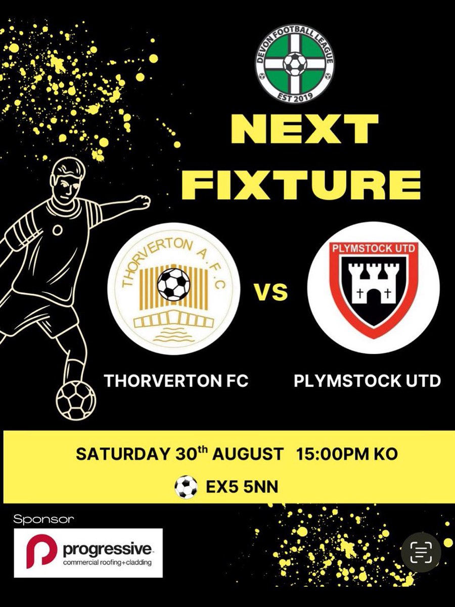 We welcome <a href="/Plymstockutd/">Plymstock United FC</a> to The Rec on Saturday in yet another home game 🙄💛🖤
<a href="/devondfl/">Devon Football League (DFL)</a> <a href="/swsportsnews/">South West Sports News</a>