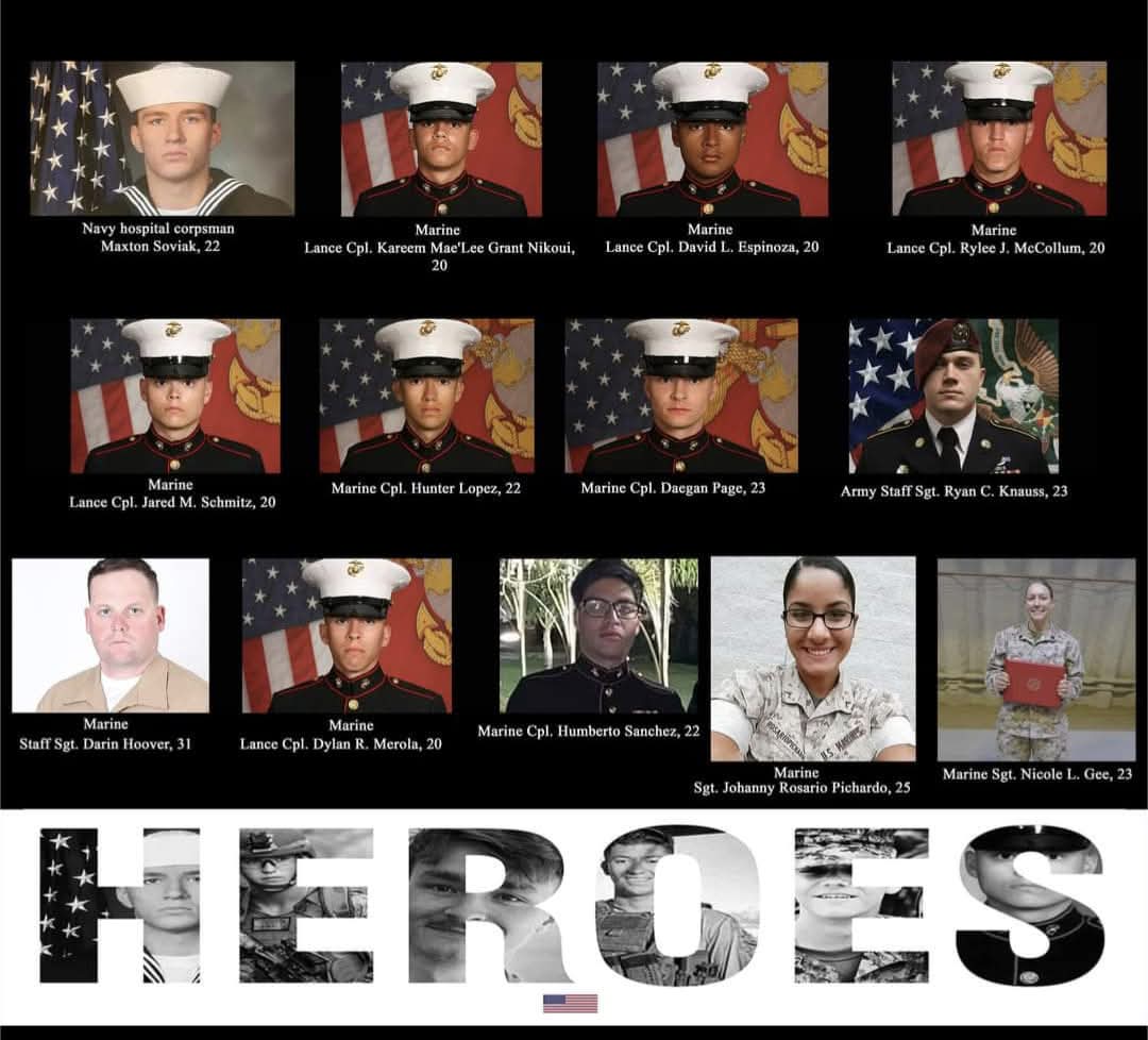 DeniseRogalins1's tweet photo. @RapidResponse47 @SecDef @POTUS #NeverForgotten 
#RememberAbbeyGate https://t.co/ckwJGddiQV