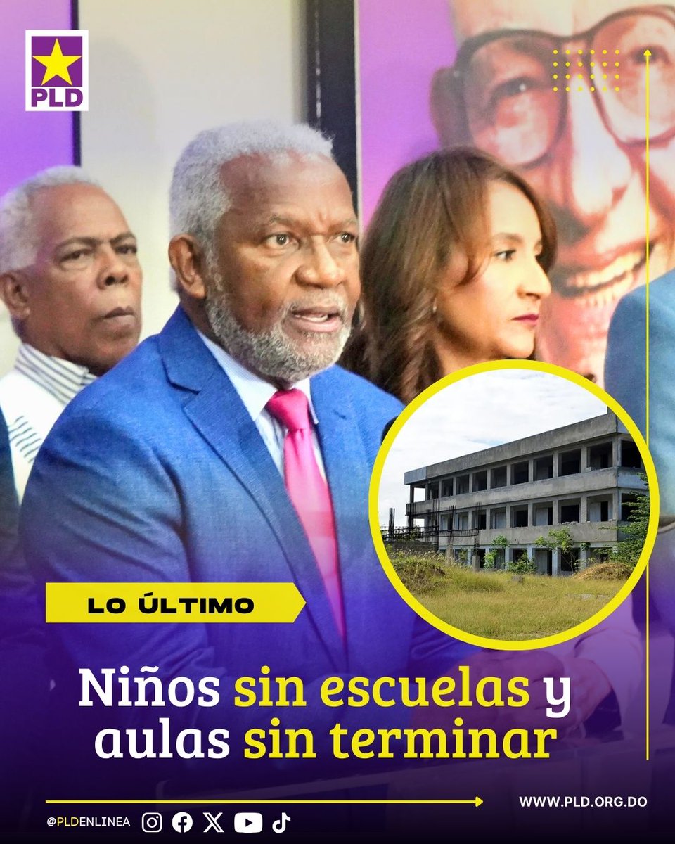 #LoÚltimoPLD | <a href="/ParedesMelanio/">Melanio Paredes</a>: “Como era de esperarse, cientos de niños y niñas quedaron fuera de las aulas en el inicio del año escolar 2025-2026”.

AMPLIAR: vanguardiadelpueblo.do/2025/08/25/nin…