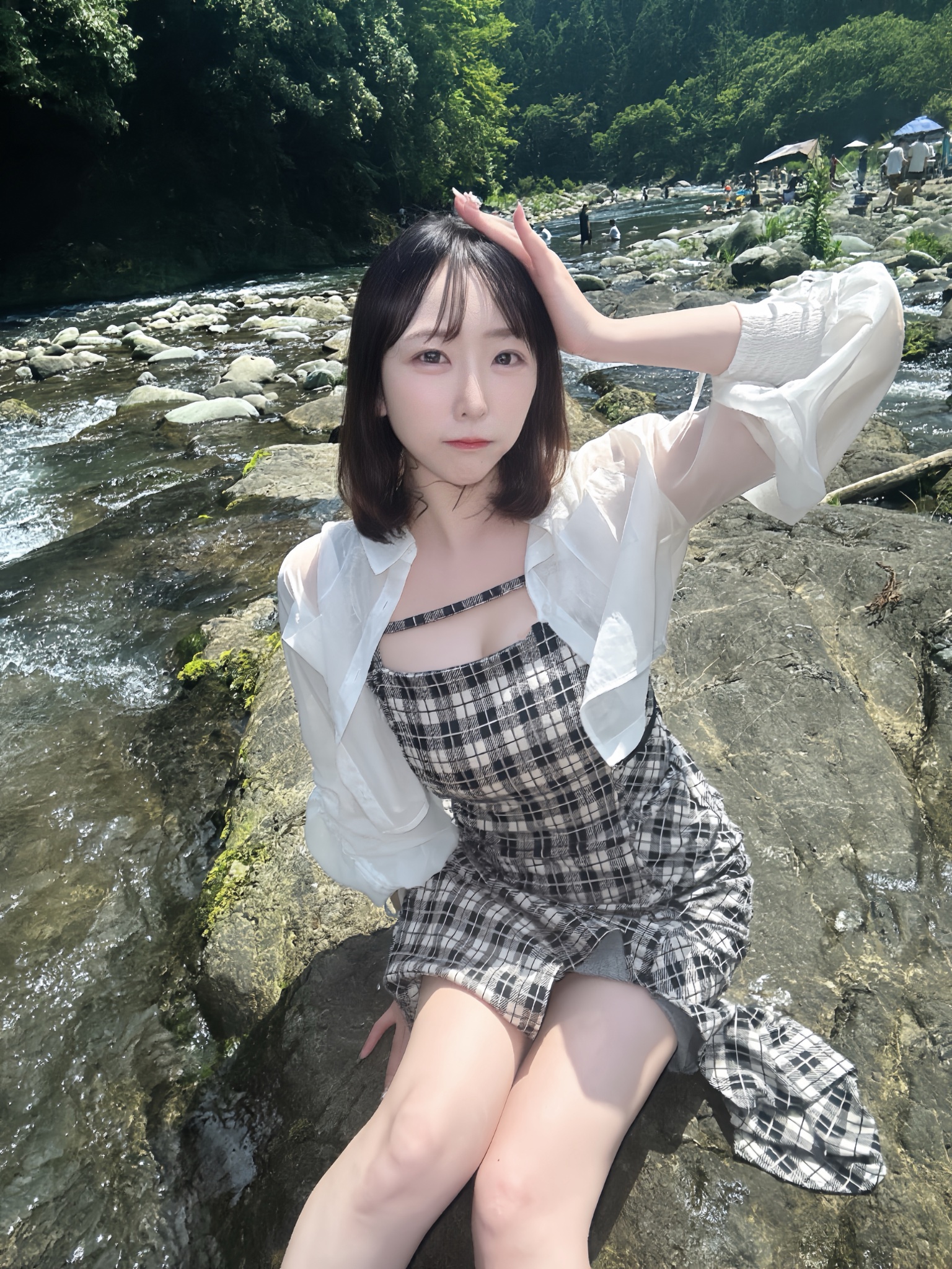 七瀬♡ 七瀬ちゃんカメラで撮ってもらいました🫶 ありがとう☺️ 最後は