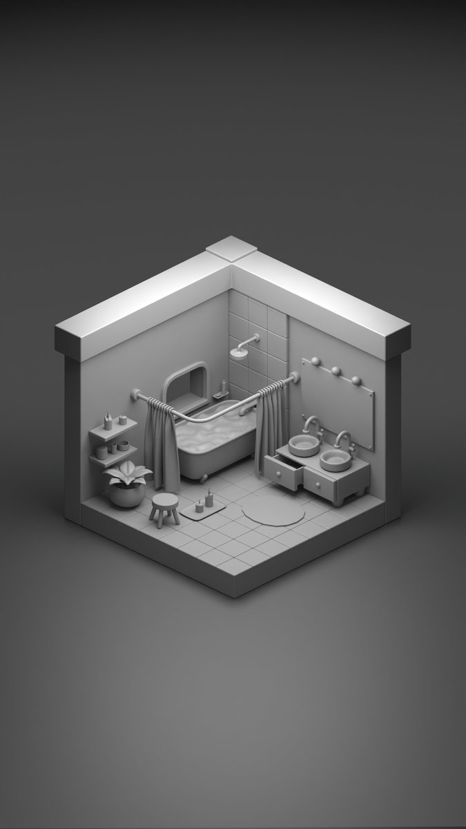 KratosAgape's tweet image. Before adding material and color, I always check how the model interacts with simple lighting. It helps spot details that might be missed later. What would you add or adjust at this stage? #BlenderArt #CreativeProcess #ModelingTips #CGI #VisualArt #DesignInProgress