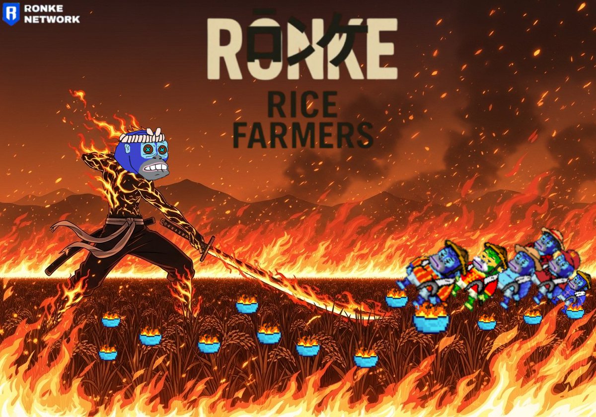 Ronke Meme Updates (@ronkeupdates) on Twitter photo 🚨 HEAD FARMER URYU IS BACK WITH ANOTHER MASSIVE BURN EVENT FOR RRF!
AURA OF FLAMES SPREADS ACROSS THE RICE FIELDS! 🔥🔥🔥🔥🔥
$35,000 WORTH OF TOTAL TOKENS! 😲🤯
6.9M $RONKE 🔥🔥
69K $RICE 🔥🔥
<a href="/RonkeOnRon/">Ronin Monke</a> <a href="/uryu_chain/">Uryu.ron</a> <a href="/RiceFarmerRonke/">Ronke Rice Farmers</a> 🚨 HEAD FARMER URYU IS BACK WITH ANOTHER MASSIVE BURN EVENT FOR RRF!
AURA OF FLAMES SPREADS ACROSS THE RICE FIELDS! 🔥🔥🔥🔥🔥
$35,000 WORTH OF TOTAL TOKENS! 😲🤯
6.9M $RONKE 🔥🔥
69K $RICE 🔥🔥
<a href="/RonkeOnRon/">Ronin Monke</a> <a href="/uryu_chain/">Uryu.ron</a> <a href="/RiceFarmerRonke/">Ronke Rice Farmers</a>