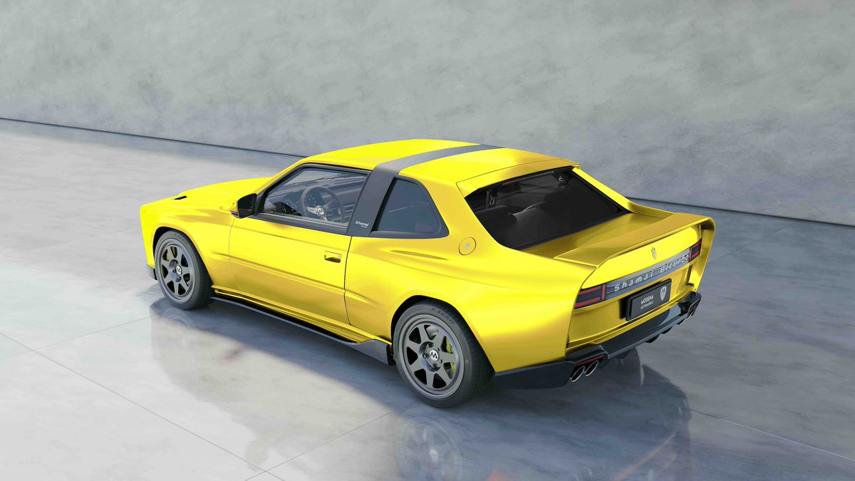 FrancoMA001's tweet photo. @BBC_TopGear THINK YELLOW

Think the New Maserati Biturbo Shamal Restomod
Think the Twin Turbo V6 3l Maserati/Ferrari engine

500hp
300km/h
33 units only

THINK ENDLESS EMOTIONS https://t.co/2O2dN0DXln