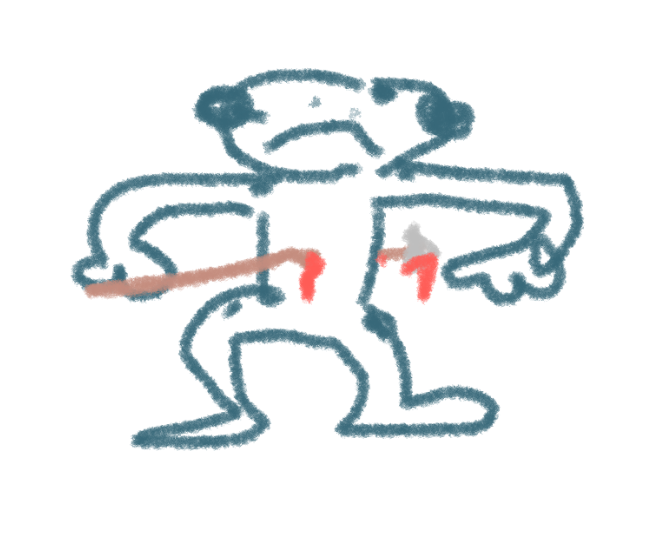 _MiniDiablo_'s tweet photo. @KoboldMusings artistic rendition of the exact moment he was no longer thriving https://t.co/ElEKs4eDzH