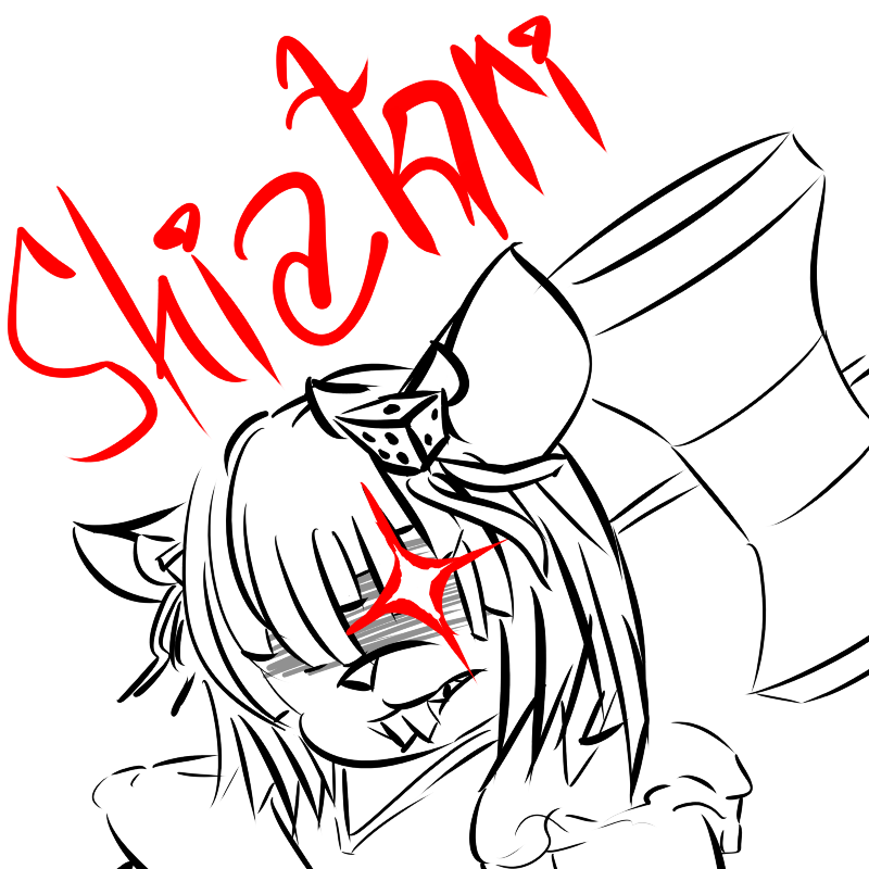 r1c05h37's tweet image. @ShiatoriStream situation is crazy
(the situation is that I've found Shiatori on twitch and now I sketched Shiatori with bigass hammer)