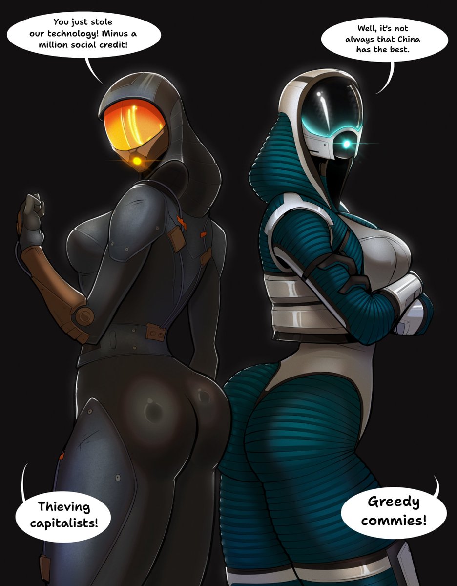 #Crossover #Mass_effect #Tali #Fallout 

Сhinese vs usa stealth armor