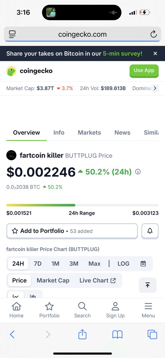 We are on coingecko 
Not sure if anyone shared