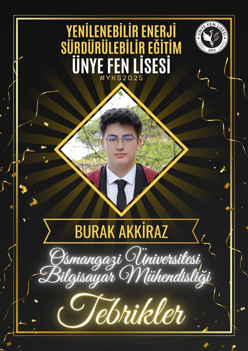 FenUnye's tweet photo. Yenilenebilir Enerji Sürdürülebilir Eğitim temasıyla yaptığımız çalışmalar neticesinde  2025 YKS Sonuçlarında büyük başarılar elde ettik.Öğrencilerimizi tebrik ediyor,Emeği geçen öğretmenlerimizi kutluyoruz. https://t.co/SOzn5E0YU2