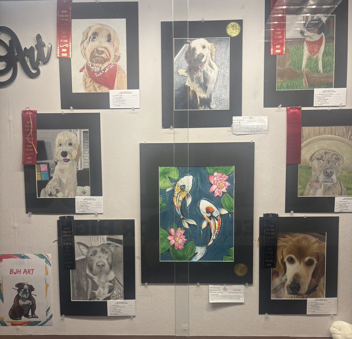 Art is back in session! I love seeing student work add flavor and color to our halls. <a href="/BeckJuniorHigh/">Beck Junior High</a>