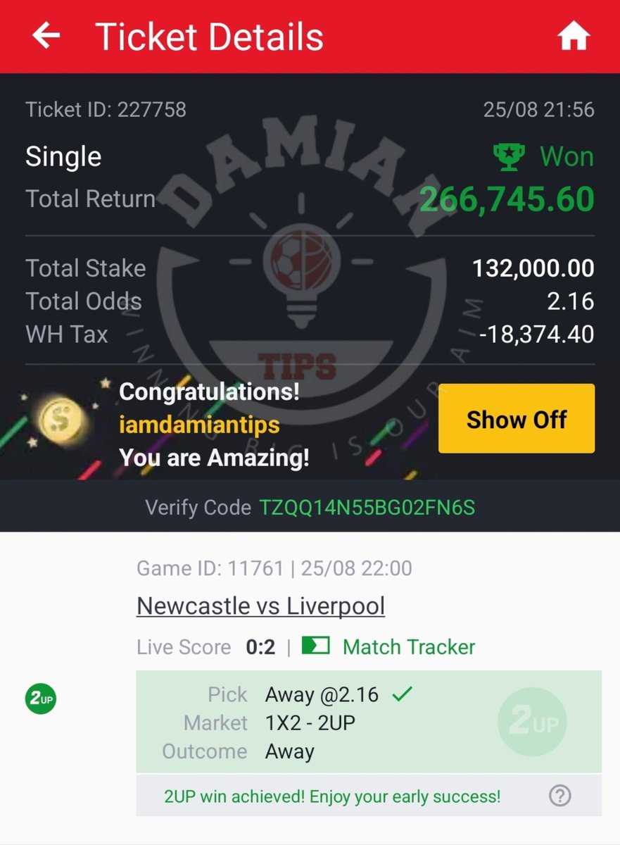 DamianTips tweet media