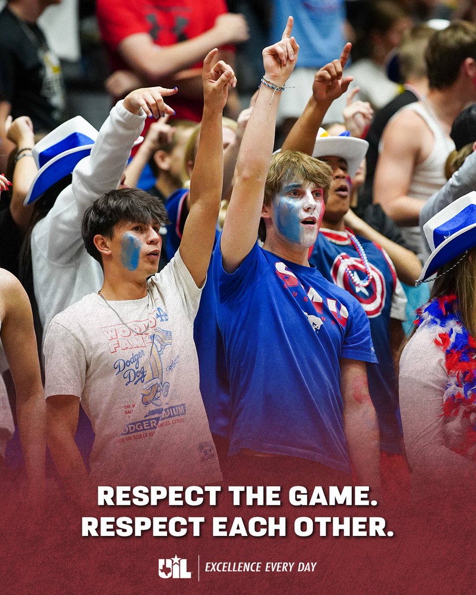 uiltexas's tweet image. Every play deserves passion. Every player deserves respect. Let’s keep the stands a place of pride this season. #ExcellenceEveryDay