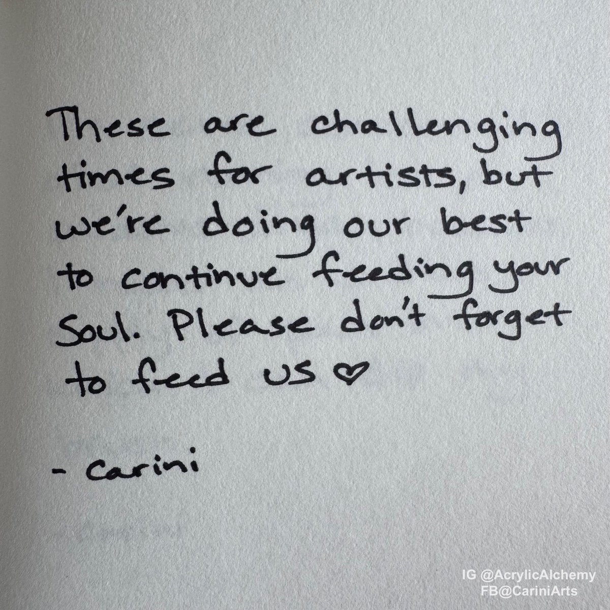 Don't forget to feed the artists. We feed your soul. Most of us like tacos, but you can also buy and share our art 🖼️❤️ #art #artist #artlife #artistsupport