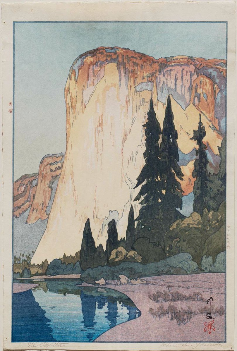 El Capitan, by Yoshida Hiroshi, 1925