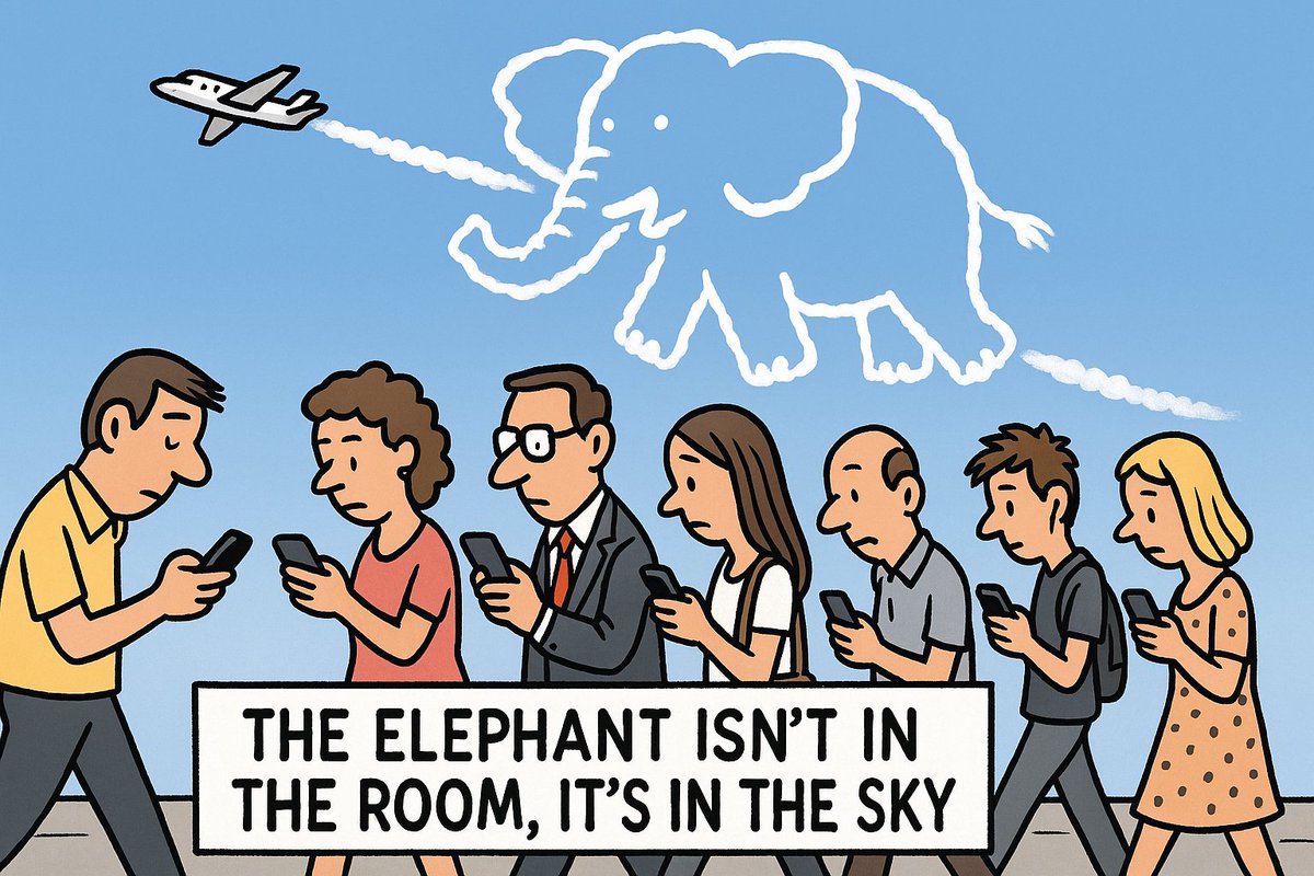 The elephant isn't in the room; it's in the sky.