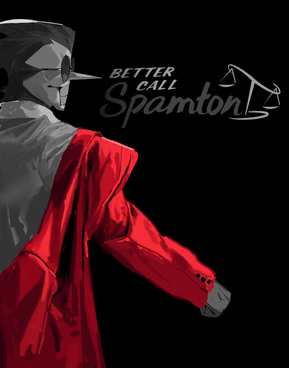 TM (@drinkingpaper) on Twitter photo it fits him so well lmao  #spamton #deltarune it fits him so well lmao  #spamton #deltarune