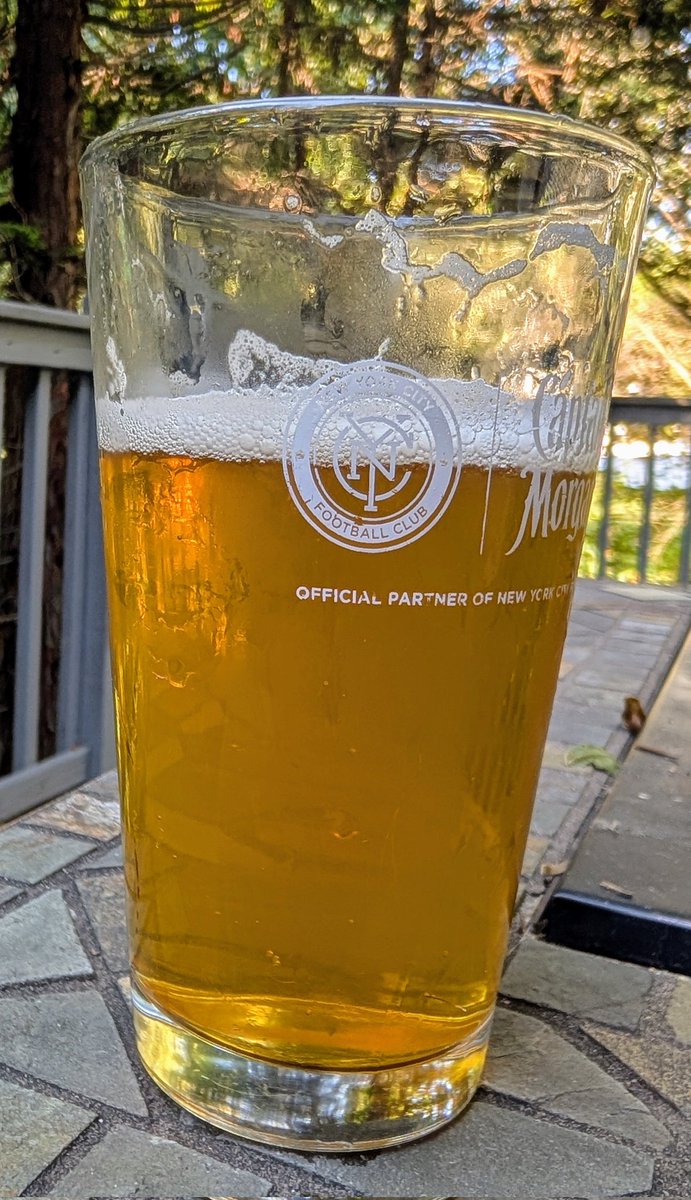 Forget splitting the G. 
Split the logo.
Still a full pour of NYC passion.
#NYCFC