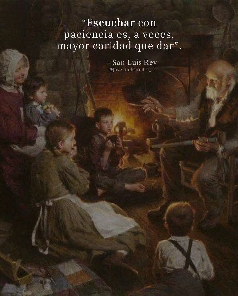 polymatheis's tweet photo. Oír al que está solo o atribulado es una obra de caridad muy necesaria en nuestro tiempo. Entrenemos nuestro oído en este servicio. https://t.co/VaC9JyQVHG