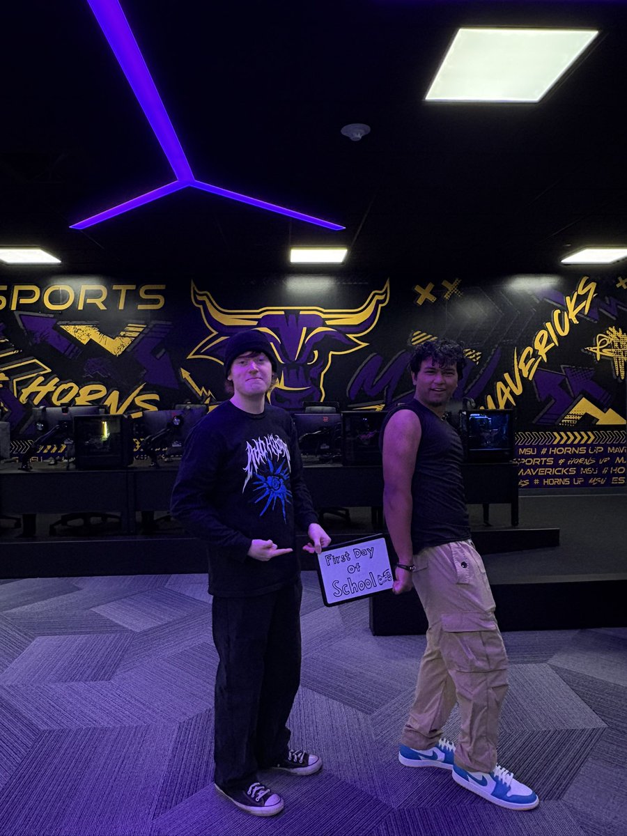 Maverick Esports (@esportsmnsu) on Twitter photo New semester, same grind. Let’s go Mavericks! 👾🎮💜 <a href="/MNSUMankato/">Minnesota State Mankato</a> #Fyp #MavFam #CollegeEsports #FirstDayBack #FirstDayOfSchool New semester, same grind. Let’s go Mavericks! 👾🎮💜 <a href="/MNSUMankato/">Minnesota State Mankato</a> #Fyp #MavFam #CollegeEsports #FirstDayBack #FirstDayOfSchool