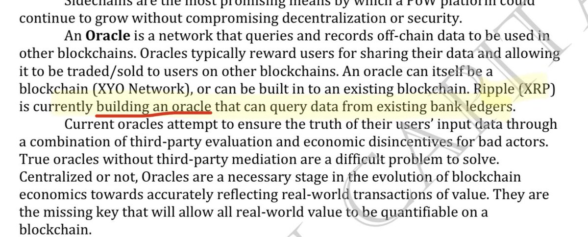 SMQKEDQG's tweet image. ‼️RIPPLE IS CURRENTLY BUILDING AN ORACLE TO QUERY DATA FROM EXISTING BANK LEDGERS‼️
Chainlink isn’t the only one in the oracle game.😏💨
Documented.📝👇