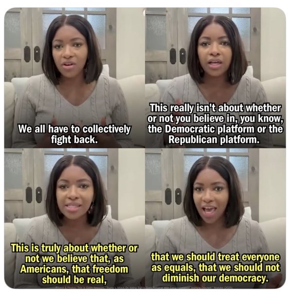 Jasmine Crockett is one hell of a Fighter! Do you stand with Jasmine? 💙