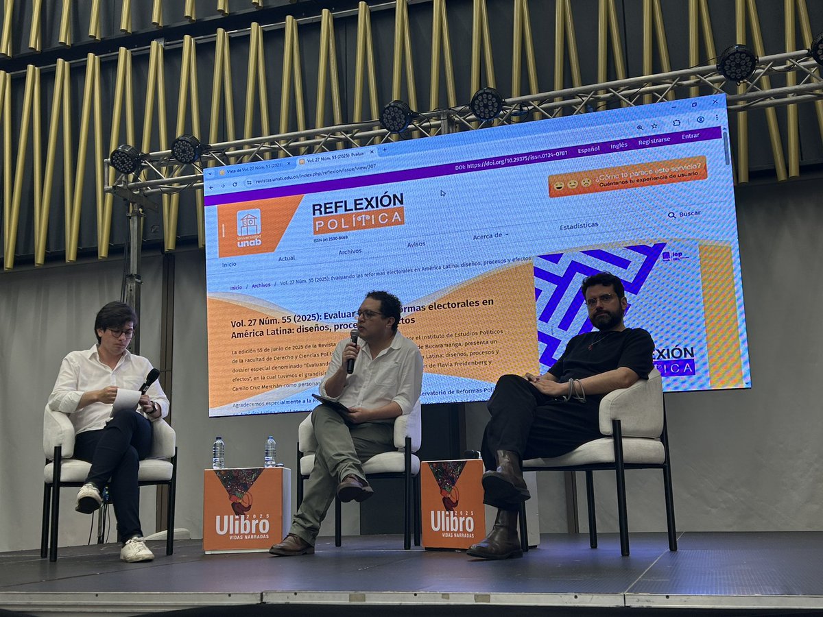 #AEstaHora  | Estamos en la Sala Editorial de <a href="/NEOMUNDOBGA/">NeomundoBga</a> para el lanzamiento de la edición 55 de la Revista Reflexión Política 📖.

#Ulibro2025