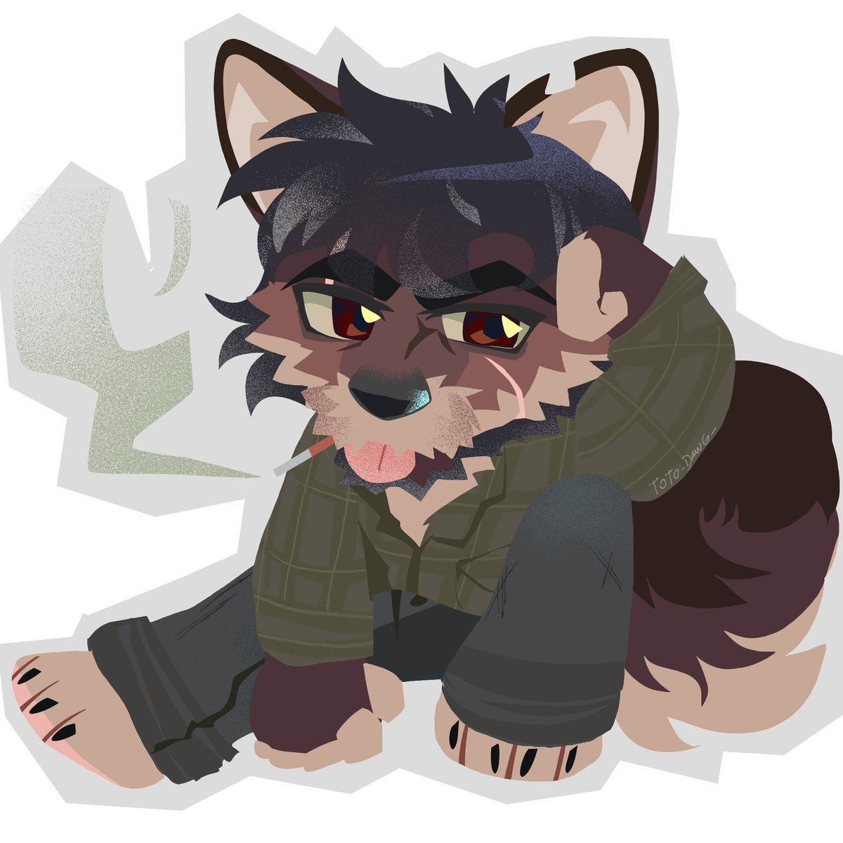 Toto_dawg_'s tweet photo. chibi for @illanimal 🚬 Thank you so much!!! https://t.co/WPJtl9uWS7