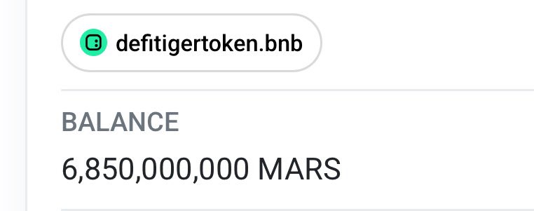C W E ๎จ (@cwembassy) on Twitter photo Itโs been 24hrs since <a href="/CaptainMatara/">Matara Token (Official)</a> launched $MARS and itโs currently holding 75K mcap. This can easily pull number in the coming days.
Also $DTG Has received 6.8B $MARS tokens for our community. (more details soon)
Caa: 0x6844B2e9afB002d188A072A3ef0FBb068650F214
Chain: $BSC Itโs been 24hrs since <a href="/CaptainMatara/">Matara Token (Official)</a> launched $MARS and itโs currently holding 75K mcap. This can easily pull number in the coming days.
Also $DTG Has received 6.8B $MARS tokens for our community. (more details soon)
Caa: 0x6844B2e9afB002d188A072A3ef0FBb068650F214
Chain: $BSC