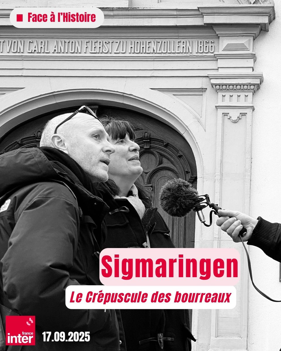 Philippe Collin (@philco750062) on Twitter photo Un château hanté et des collabos en fuite, notre nouvelle série historique vous propose de découvrir le crépuscule des bourreaux sur l’application <a href="/radiofrance/">Radio France</a> le 17 septembre.
Avec trois historiens, nous avons arpenté Sigmaringen pendant plusieurs jours.
Un voyage étrange… Un château hanté et des collabos en fuite, notre nouvelle série historique vous propose de découvrir le crépuscule des bourreaux sur l’application <a href="/radiofrance/">Radio France</a> le 17 septembre.
Avec trois historiens, nous avons arpenté Sigmaringen pendant plusieurs jours.
Un voyage étrange…