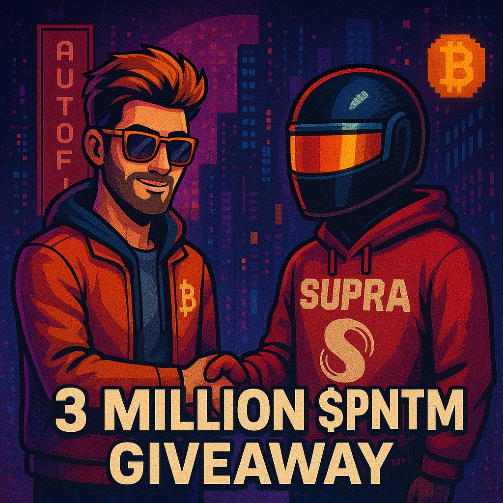 Supra Phantoms (@phantomonsupra) on Twitter photo Sup Supra Phantoms! 👋
We are having a GIVEAWAY sponsored by <a href="/IRiver29/">EVRYTHING_BOBBLE</a>, One of the Top holders of our Official Community Coin $PNTM.
We'll be giving away 3 MILLION $PNTM tokens split among (3) Random people.
Requirements to join:
✔️Follow <a href="/PhantomOnSupra/">Supra Phantoms</a> and <a href="/IRiver29/">EVRYTHING_BOBBLE</a> Sup Supra Phantoms! 👋
We are having a GIVEAWAY sponsored by <a href="/IRiver29/">EVRYTHING_BOBBLE</a>, One of the Top holders of our Official Community Coin $PNTM.
We'll be giving away 3 MILLION $PNTM tokens split among (3) Random people.
Requirements to join:
✔️Follow <a href="/PhantomOnSupra/">Supra Phantoms</a> and <a href="/IRiver29/">EVRYTHING_BOBBLE</a>