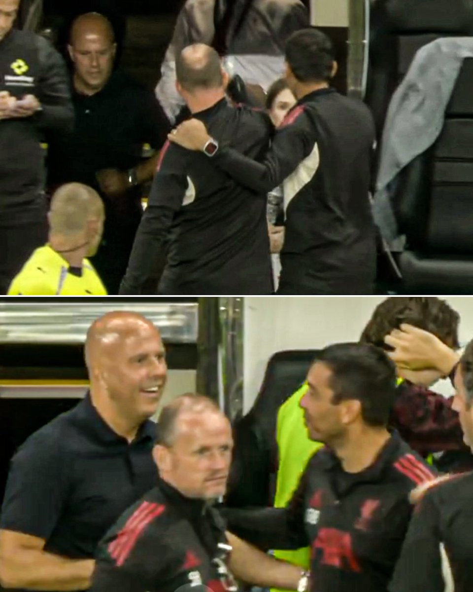 Arne Slot was still in the tunnel after halftime when Hugo Ekitike scored Liverpool's season goal 😅