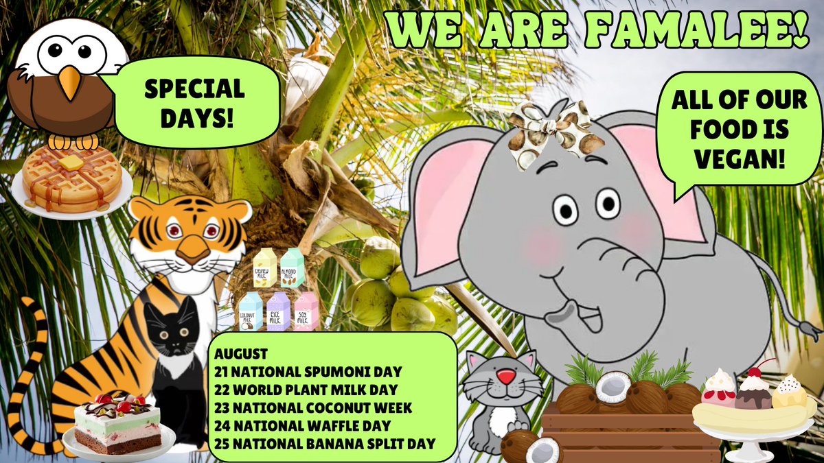 Free Tony The Tiger (@freetonytiger) on Twitter photo 🐯ROAR!
🥥SPECIAL DAYS!
🐯<a href="/TonyTiger2000/">Tony Tiger</a>
🐱<a href="/CatCheezeburger/">🌈Cheezeburger🌈Mr. Jingles🌈TonyCat🌈Cheeseburger</a>
🐘<a href="/lucyliberte/">Lucy</a>
🐱<a href="/IAmSmittyKitty/">Smitty</a>
🐱<a href="/Malaguena915/">Malagueña</a>
🐱<a href="/micandgracie/">JustGracie</a>
🐱<a href="/IAmTweeterKitty/">TweeterKitty</a>
🐱<a href="/KimHNorris/">KimSaysVoteBlue</a>
🐱<a href="/NewttheCat/">Newt Liver Shunt Cat</a>
🐱<a href="/wahlacat/">Bobbie.</a>
🐱<a href="/Cool_Cat_/">Cool Cat </a>
🐱<a href="/catgirl321/">Nutmeg's Crew🌻🇺🇦</a>
♥#WeAreFamalee #TonyAlways #FreeTonyTiger 🐯ROAR!
🥥SPECIAL DAYS!
🐯<a href="/TonyTiger2000/">Tony Tiger</a>
🐱<a href="/CatCheezeburger/">🌈Cheezeburger🌈Mr. Jingles🌈TonyCat🌈Cheeseburger</a>
🐘<a href="/lucyliberte/">Lucy</a>
🐱<a href="/IAmSmittyKitty/">Smitty</a>
🐱<a href="/Malaguena915/">Malagueña</a>
🐱<a href="/micandgracie/">JustGracie</a>
🐱<a href="/IAmTweeterKitty/">TweeterKitty</a>
🐱<a href="/KimHNorris/">KimSaysVoteBlue</a>
🐱<a href="/NewttheCat/">Newt Liver Shunt Cat</a>
🐱<a href="/wahlacat/">Bobbie.</a>
🐱<a href="/Cool_Cat_/">Cool Cat </a>
🐱<a href="/catgirl321/">Nutmeg's Crew🌻🇺🇦</a>
♥#WeAreFamalee #TonyAlways #FreeTonyTiger