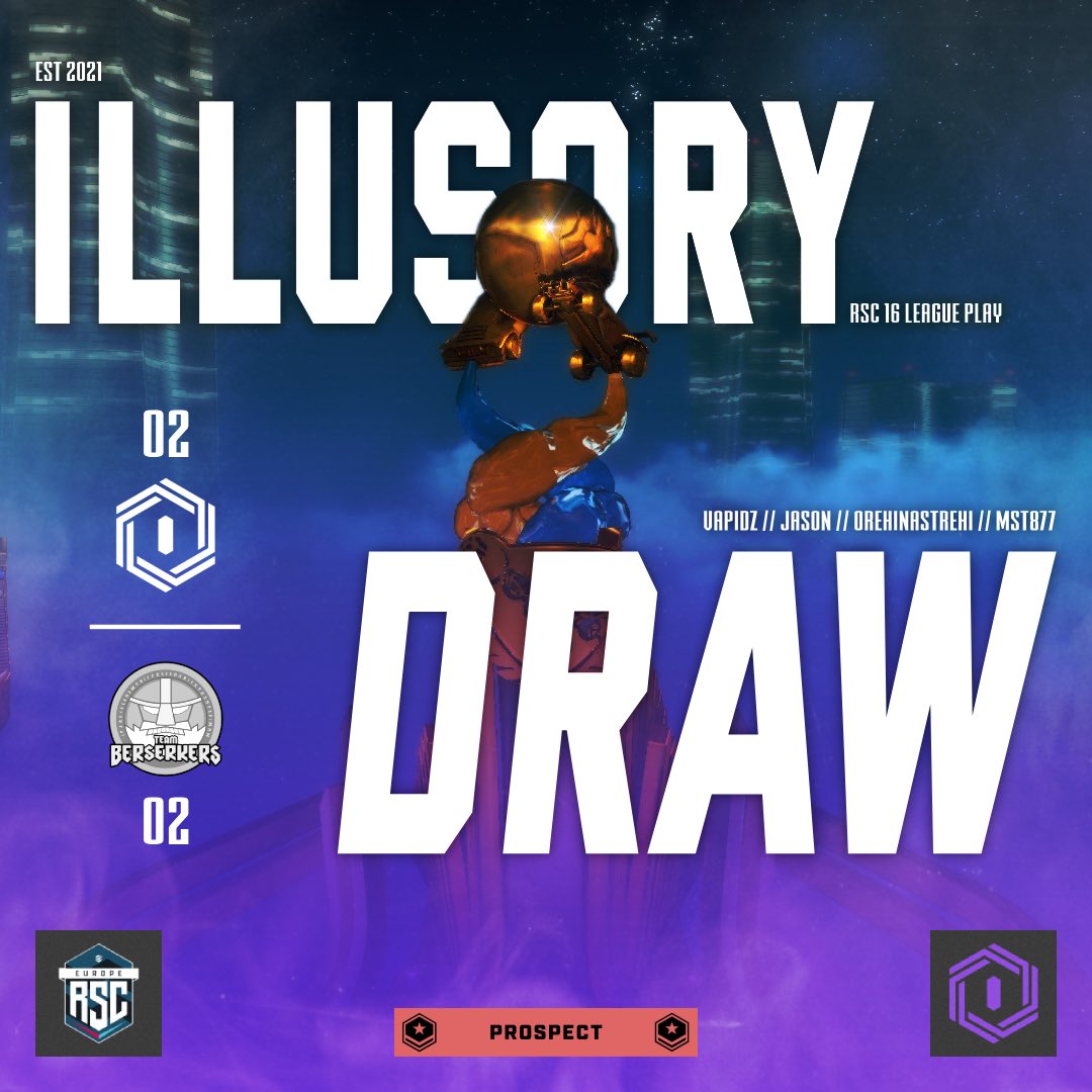 Illusory_RL's tweet image. [@RSC_EU]

Better than a loss, but the prospect team will have been wanting more from this one. Early days though! 😎

💜