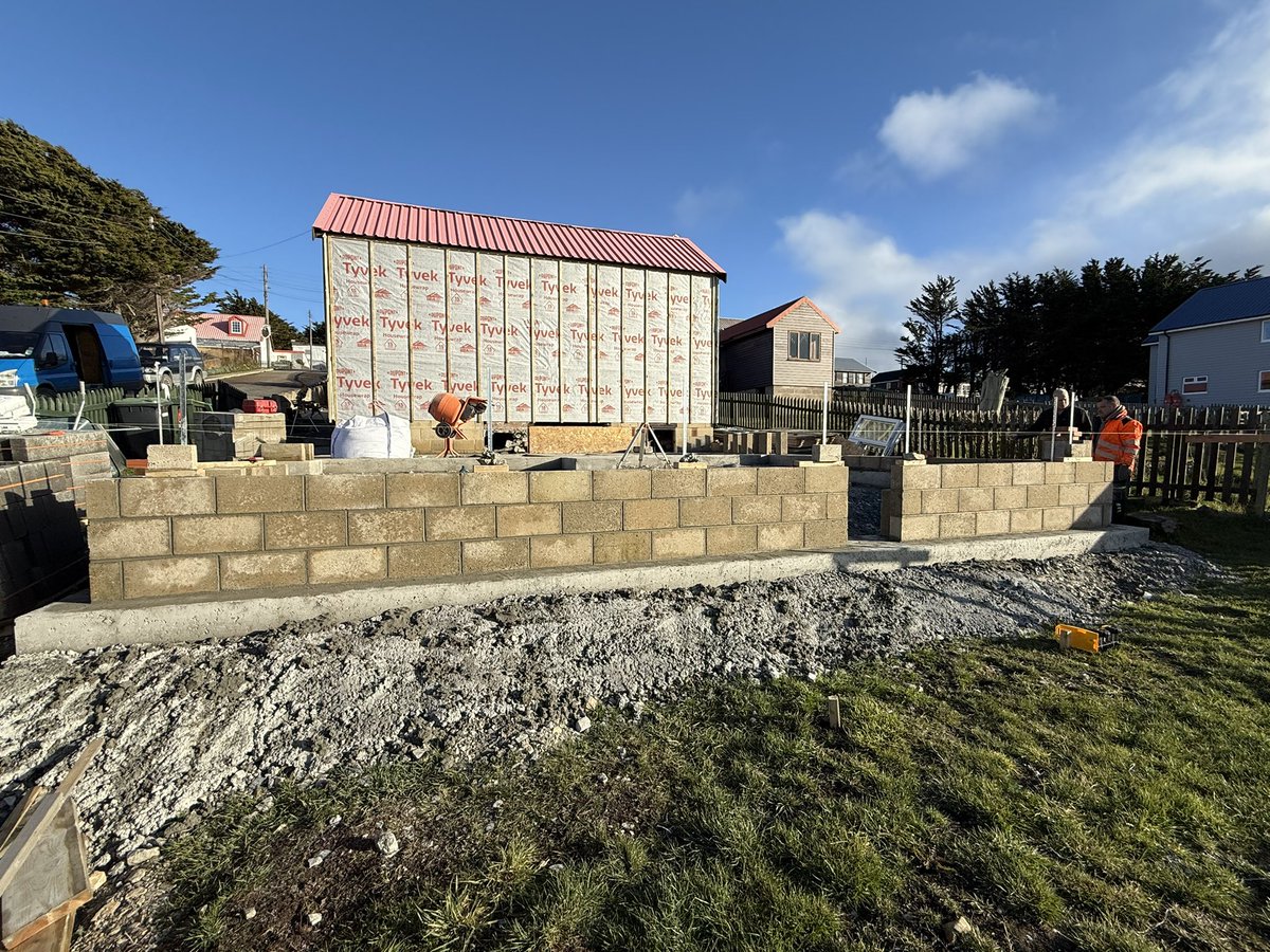 Bit of block work started today