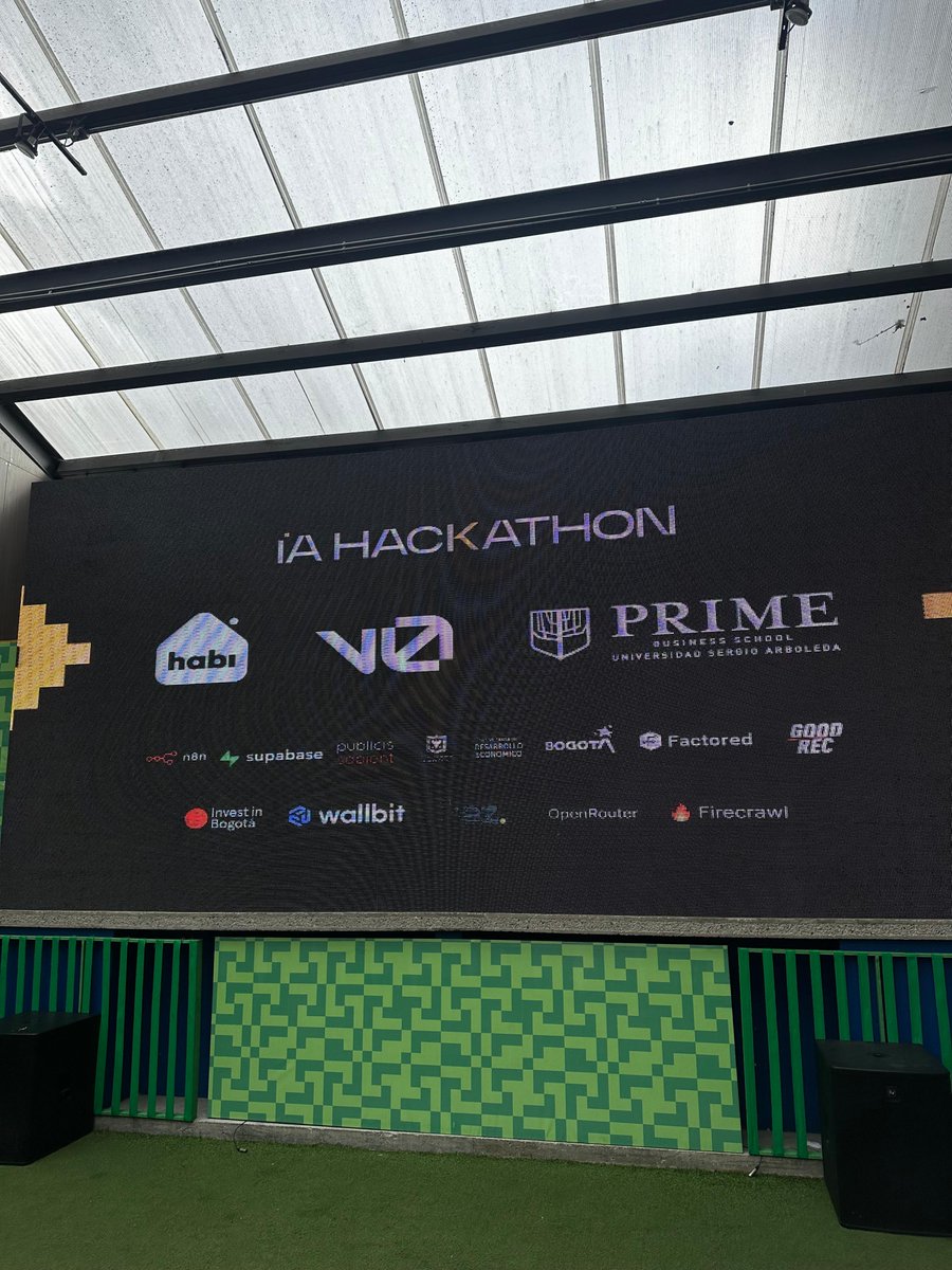 wallbit_app's tweet photo. Un recap de lo que fue la #IAHackathon 🤖 de #ColombiaTechWeek con @wallbit_app como sponsor junto a empresas como @v0 @supabase @n8n_io colaborando con el top 1% de talento tech en Latam 🌎
Gracias a todos los organizadores, sponsors y participantes ⚡️ la cultura tecnológica es lo que nos define y es por eso que nos complace ser parte de estas iniciativas como empresa 🚀