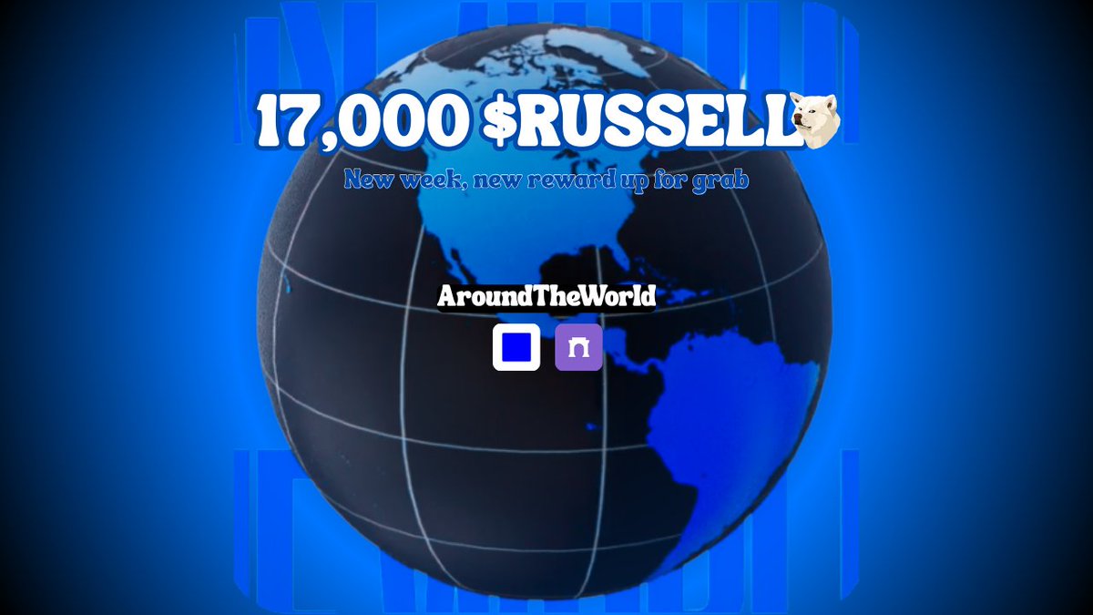 DruxAMB's tweet image. New week, New Reward up for Grab!

@RussellDogCTO is adding to the pool to give out 17k $RUSSELL to players. This is 2x more than lask weeks reward, you don&apos;t want to miss.