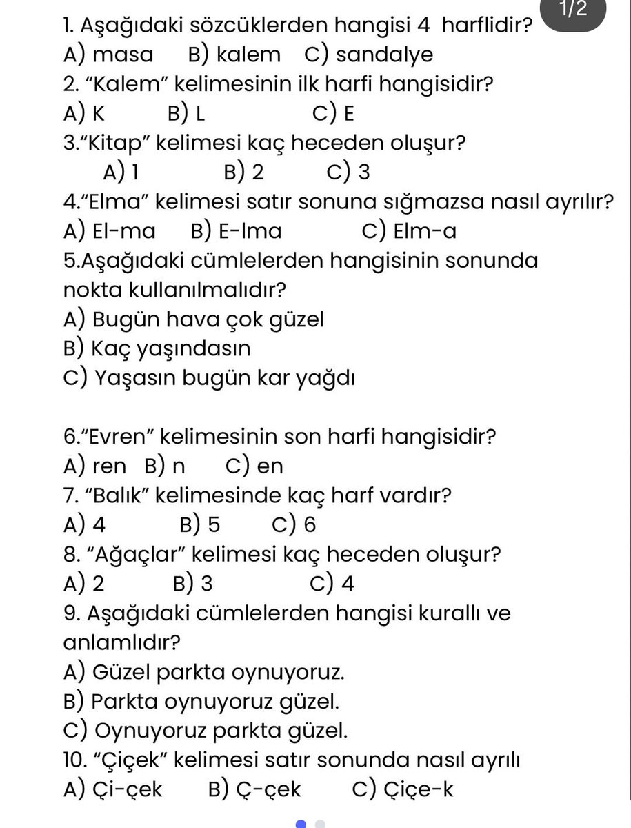 Biryerden başlamak gerek