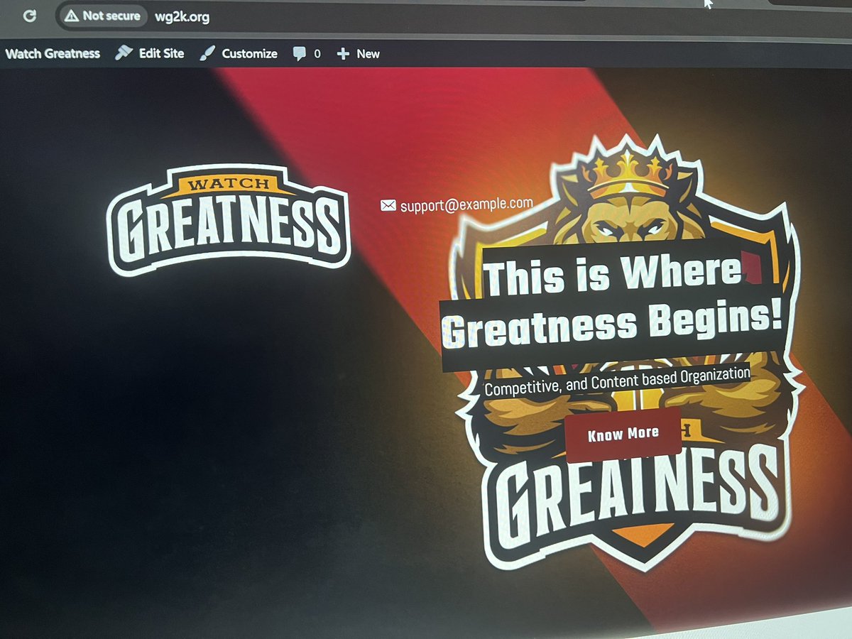 Well <a href="/WGClanPage2k/">Watch Greatness</a> is about it have it’s own official website!