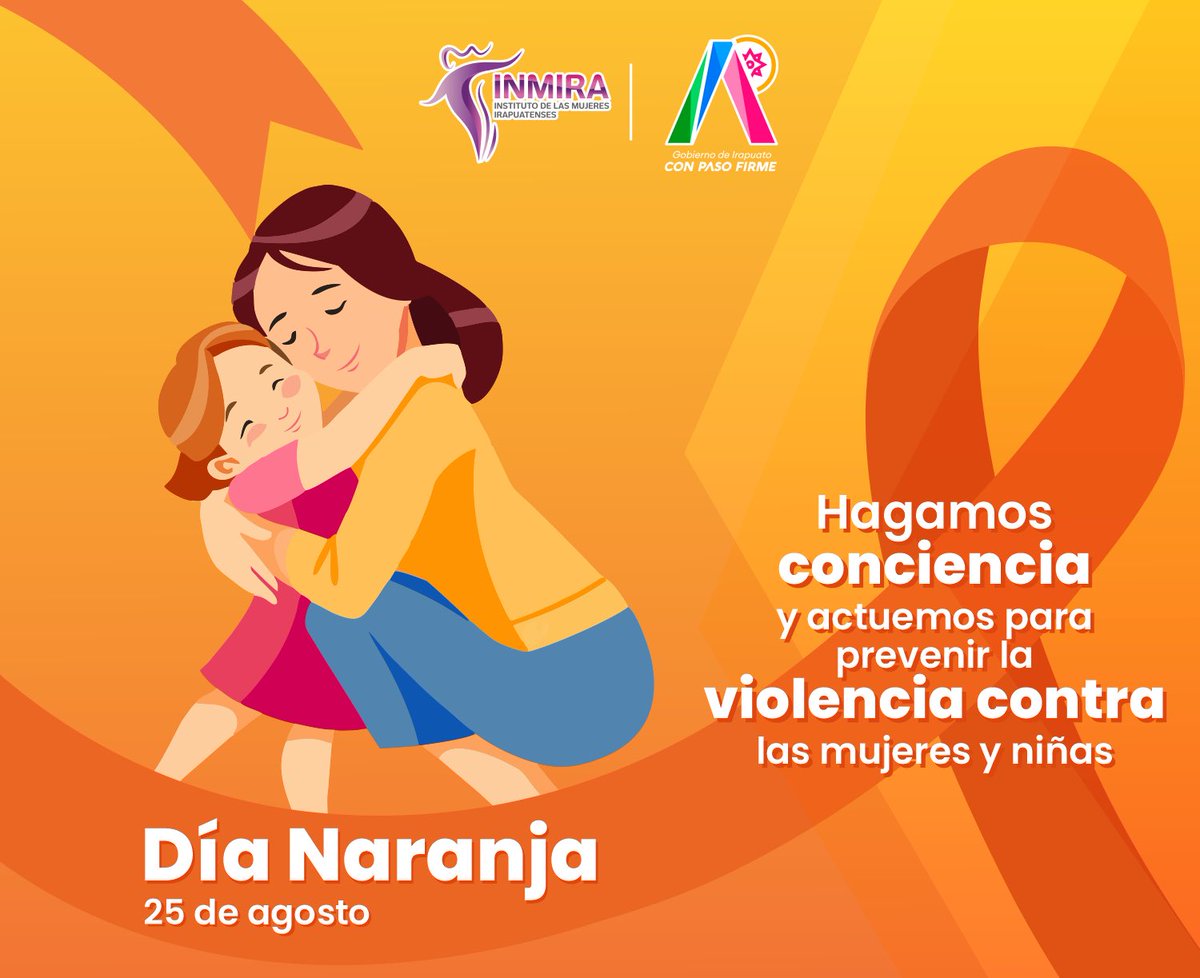 #Efeméride | 🧡 Hagamos conciencia y actuemos hoy, porque prevenir la violencia contra mujeres y niñas es responsabilidad de todas y todos.

Construyamos juntas y juntos una sociedad donde el respeto y la igualdad sean el camino hacia una vida libre de violencia. ✨

#DíaNaranja