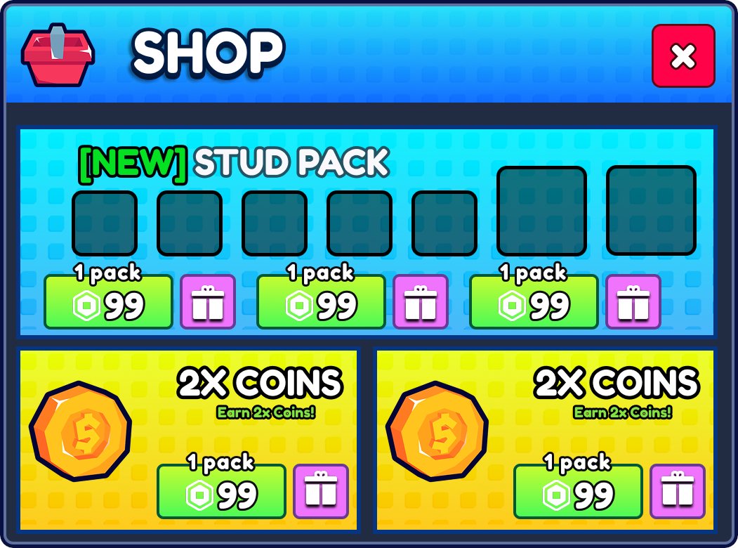 raystudios_'s tweet photo. • Shop Game UI's for a Roblox Game

Discord • Raystudios

Make sure to like :)
Feedback appreciated

#RobloxDev #Robloxlogo #Robloxgfx #ROBLOX #robloxart #robloxUi #Logodesigner #logodesigns #RTC #UserInterface https://t.co/hUO4FnvARU