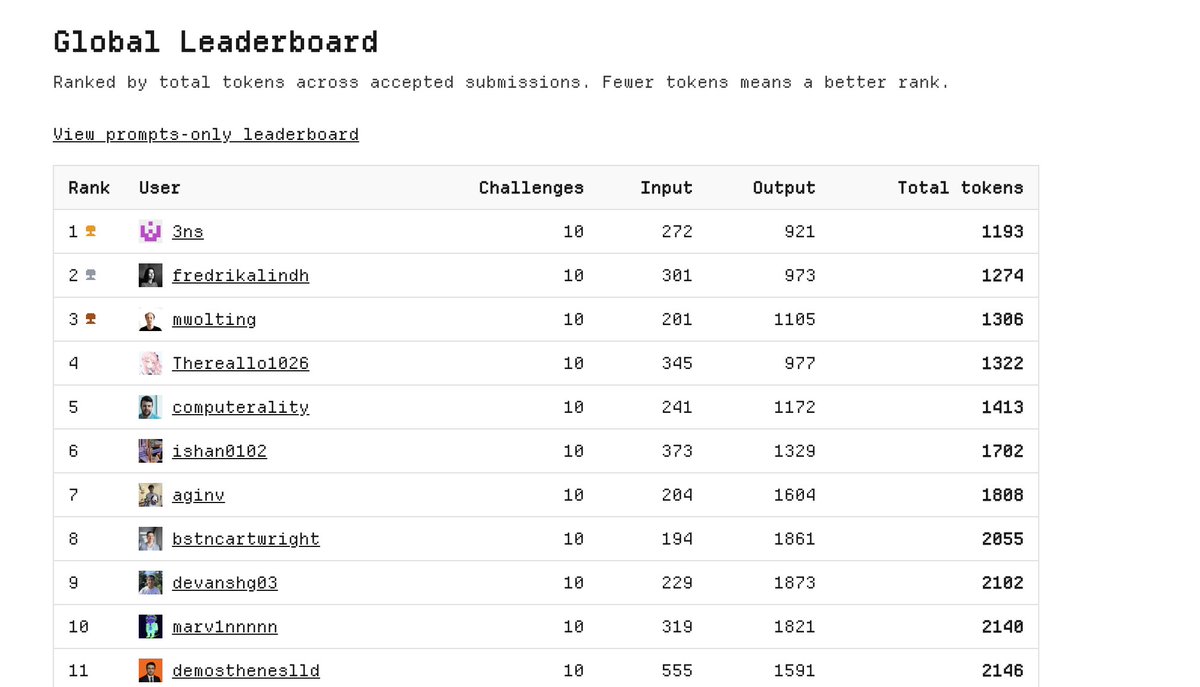 computerality's tweet image. Telling robots to do code golf is way too much fun