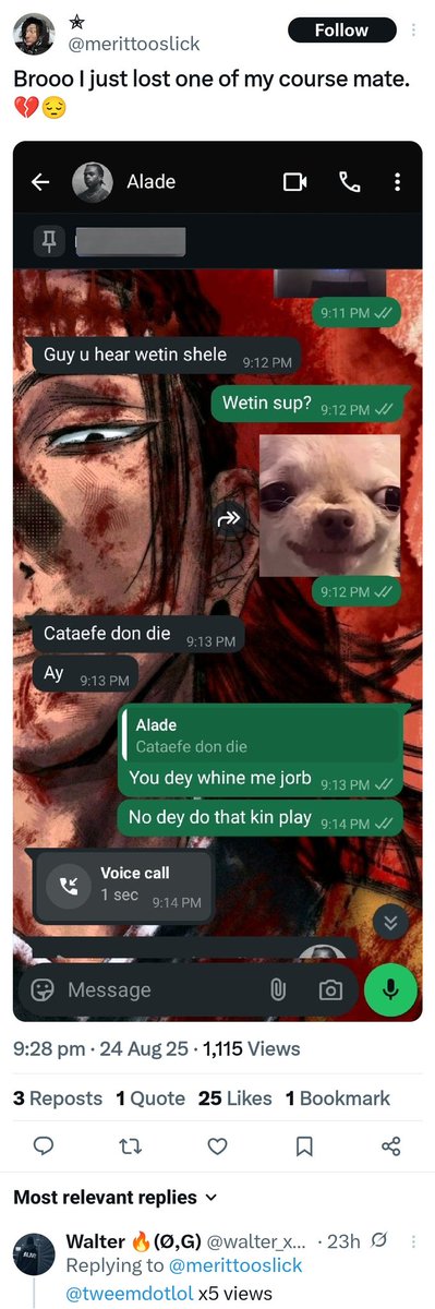 Imagine this fool.
Dah 50$ wey u dey find na under death post u go see am..
Shey na like this nipherme take make am for thirdweb? 

Clowns 🤡 ngmi