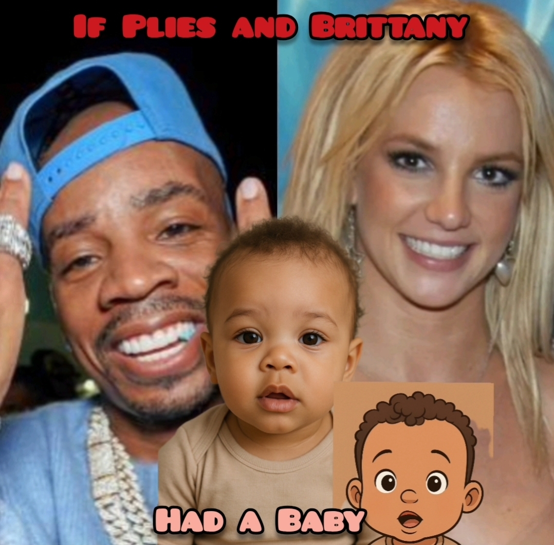 Guttabeats74800's tweet image. #Plies #BritneySpears #HipHopHumor #HipHopNews #FunnyMeme😂 What if Plies and Britney Spears actually had a baby?! 👶🔥 This mashup is hilarious and has the internet talking! Plies always keeps it real in hip hop, and Britney is a pop icon — so imagine the chaos.