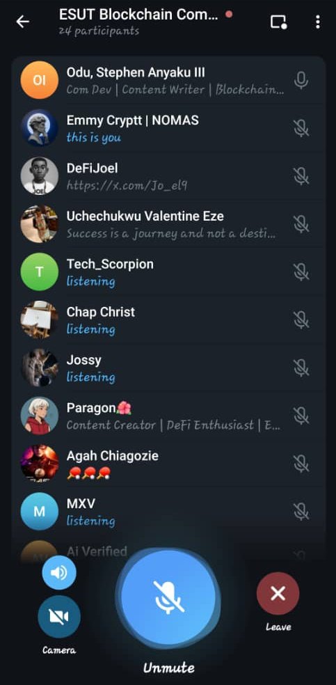 Blockchain ESUT tweet media